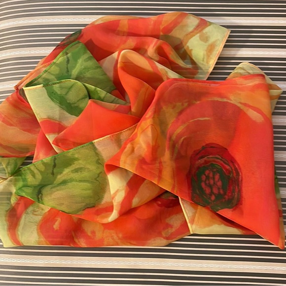 Chico’s Silk Scarf - Picture 3 of 4